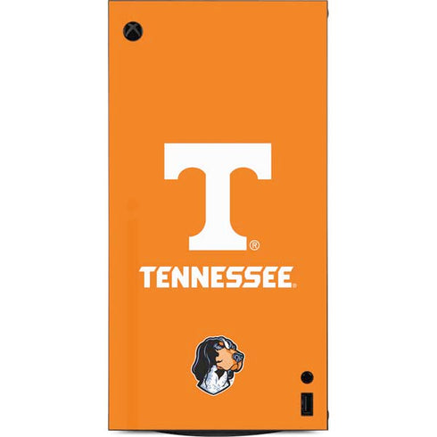 University of Tennessee-Knoxville T Logo on Orange XBox Series X Digital Edition Console Skin